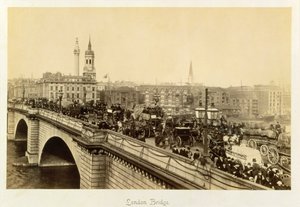Puente de Londres, c.1880 de Unbekannt Unbekannt